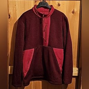 Reel Life Gear Men's Barrel Curl 1/4 Zip Sherpa Lined Jacket, Size: XL